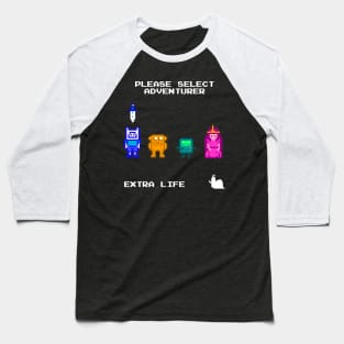 8-Bit Time Baseball T-Shirt